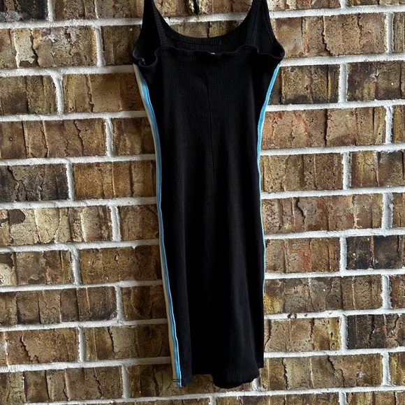 Better Be Black and Orange Bodycon Mini Dress - Picture 2 of 6